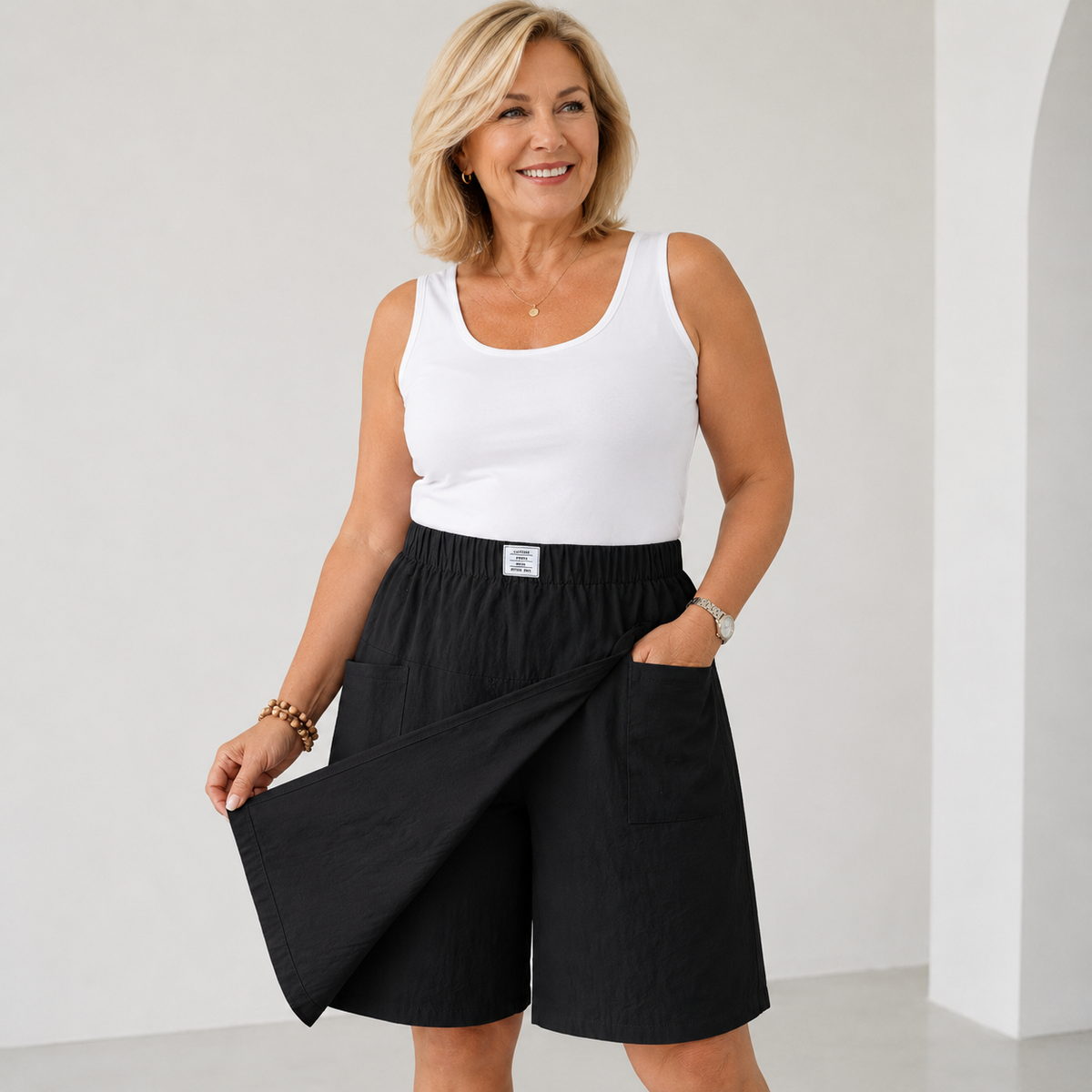 Saskia™ Built in Shorts Skirt