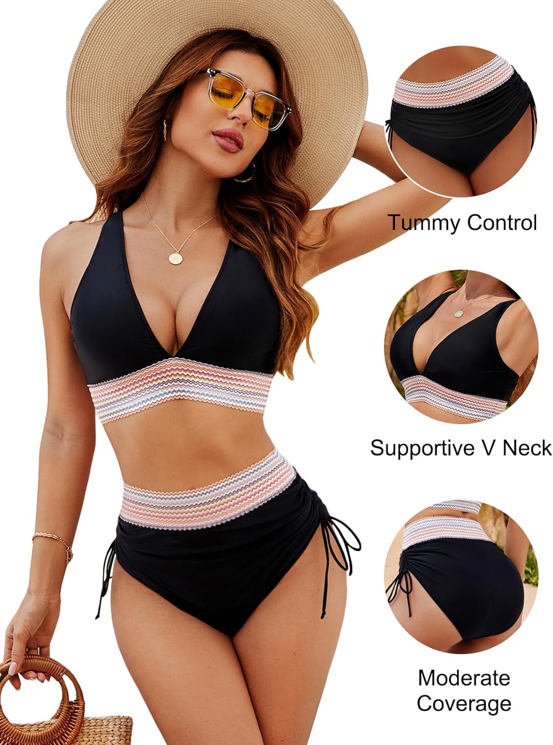 Culture® | Ruched Tummy-Control One-Piece Swimsuit