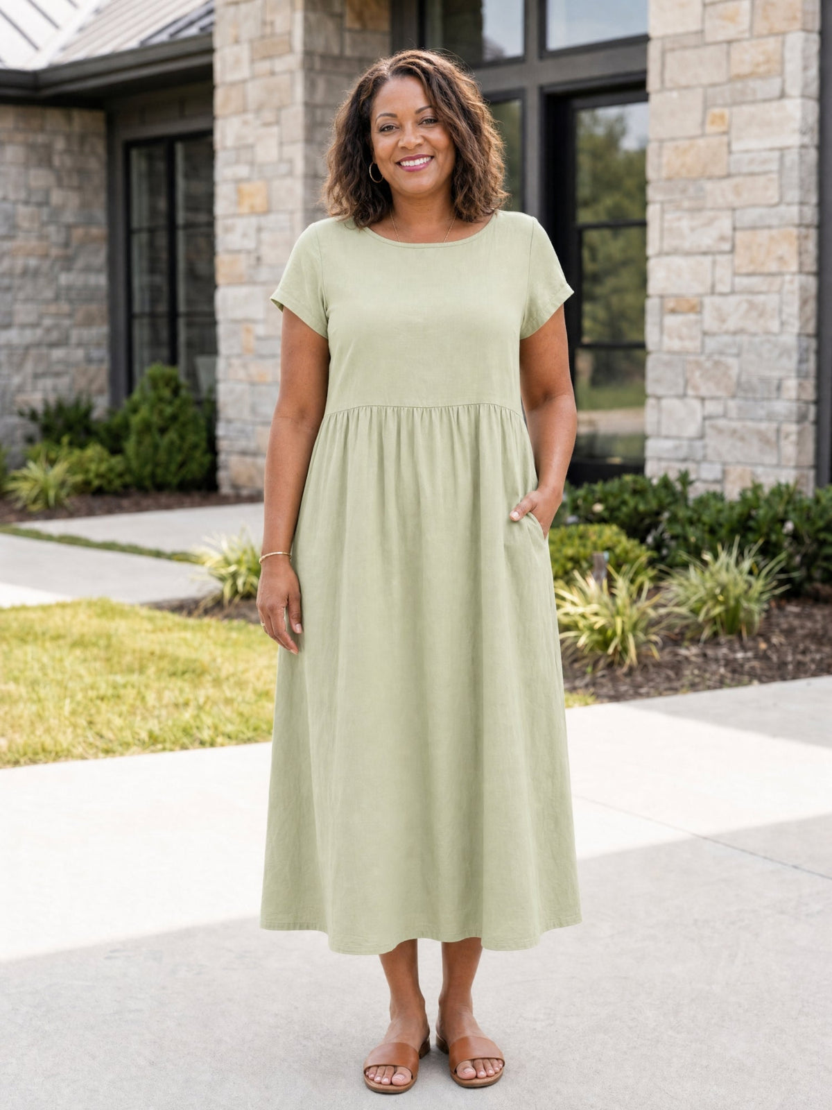 Culture® | Relaxed Midi Dress with Pockets