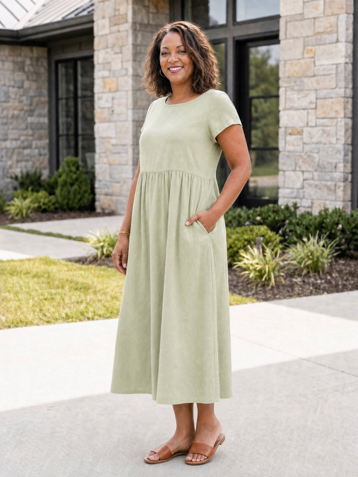 Culture® | Relaxed Midi Dress with Pockets