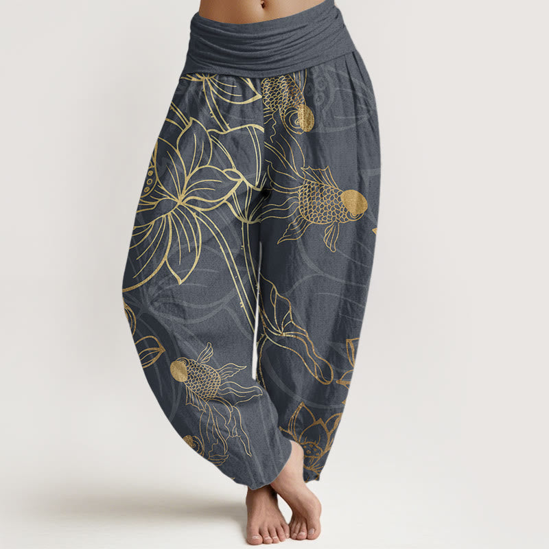 Culture® | Lotus & Koi Harem Pants