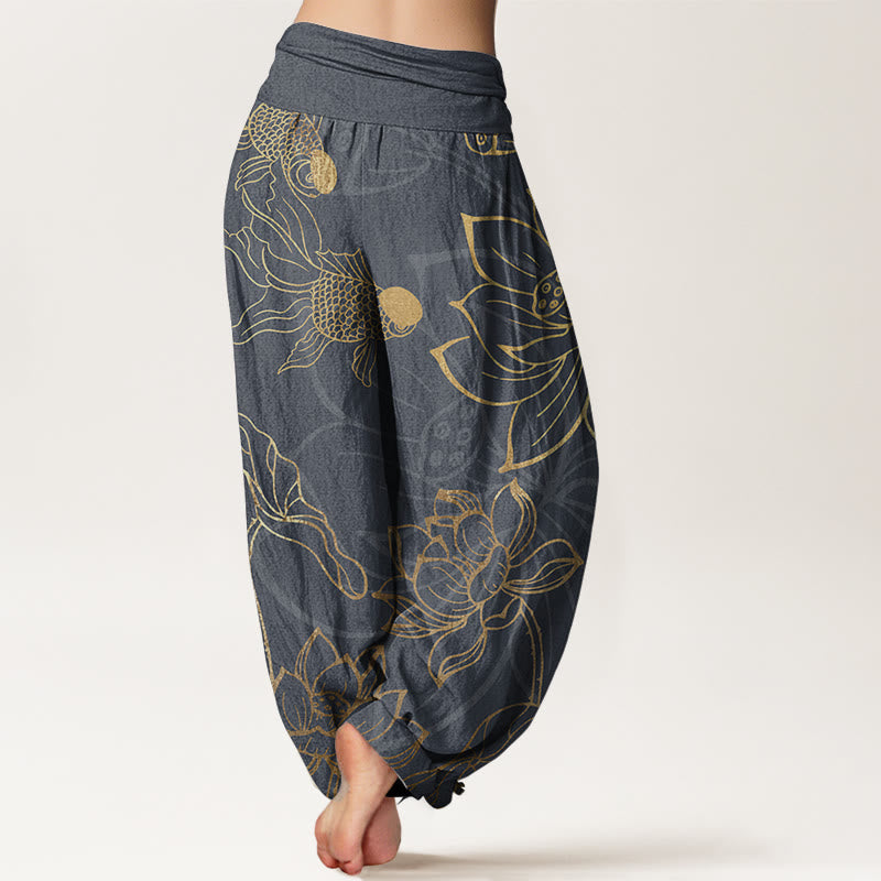 Culture® | Lotus & Koi Harem Pants