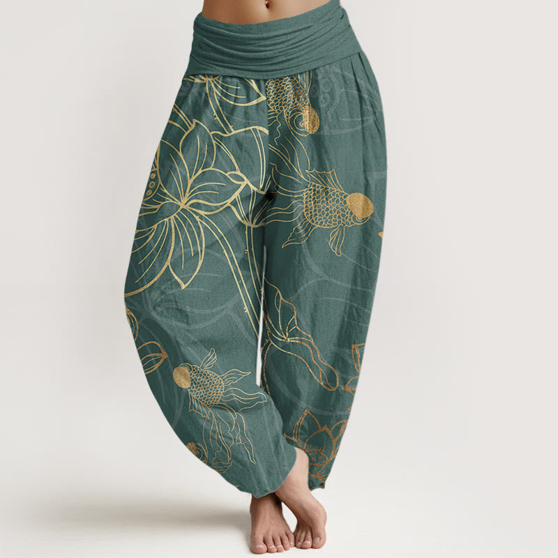 Culture® | Lotus & Koi Harem Pants