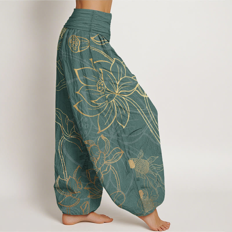 Culture® | Lotus & Koi Harem Pants