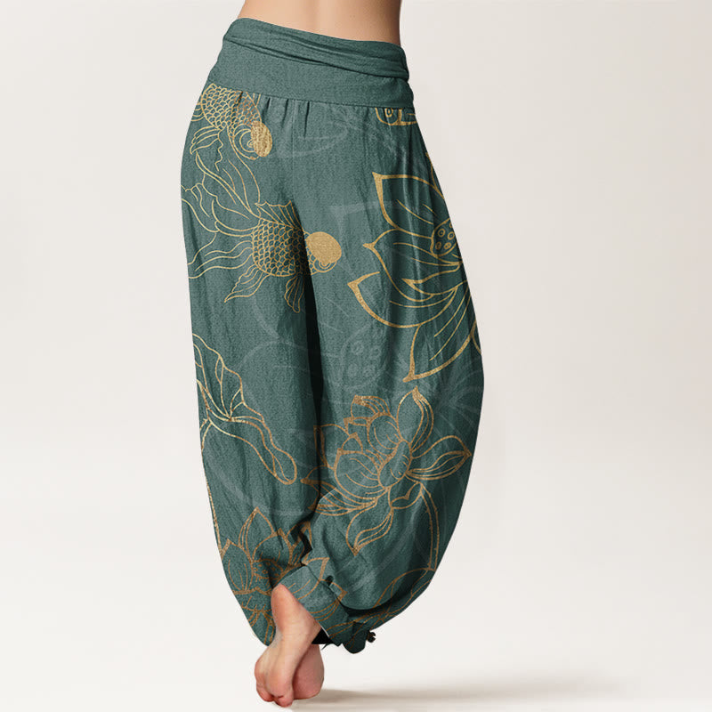 Culture® | Lotus & Koi Harem Pants