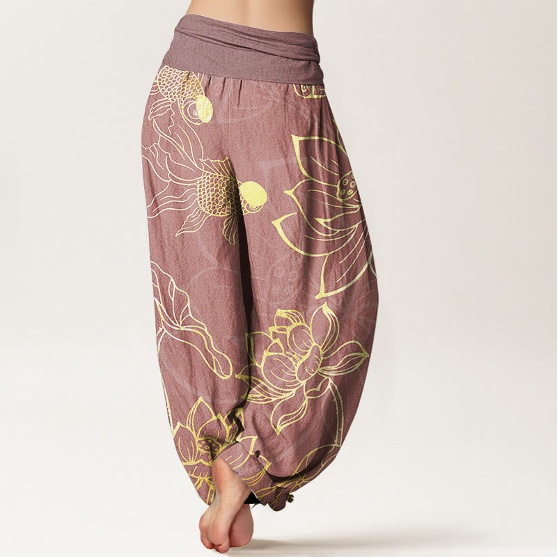 Culture® | Lotus & Koi Harem Pants