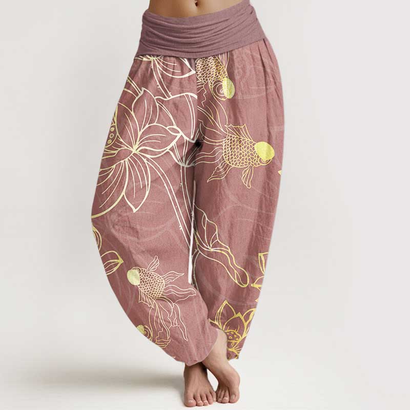 Culture® | Lotus & Koi Harem Pants