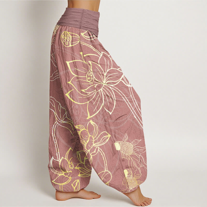 Culture® | Lotus & Koi Harem Pants