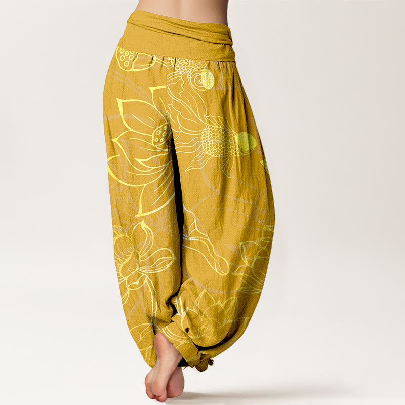 Culture® | Lotus & Koi Harem Pants