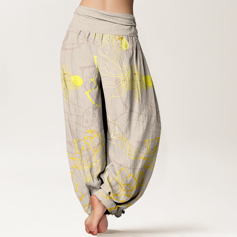 Culture® | Lotus & Koi Harem Pants
