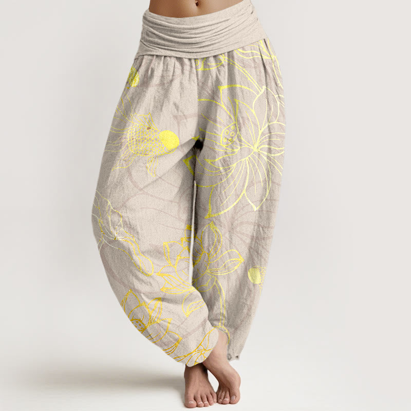Culture® | Lotus & Koi Harem Pants