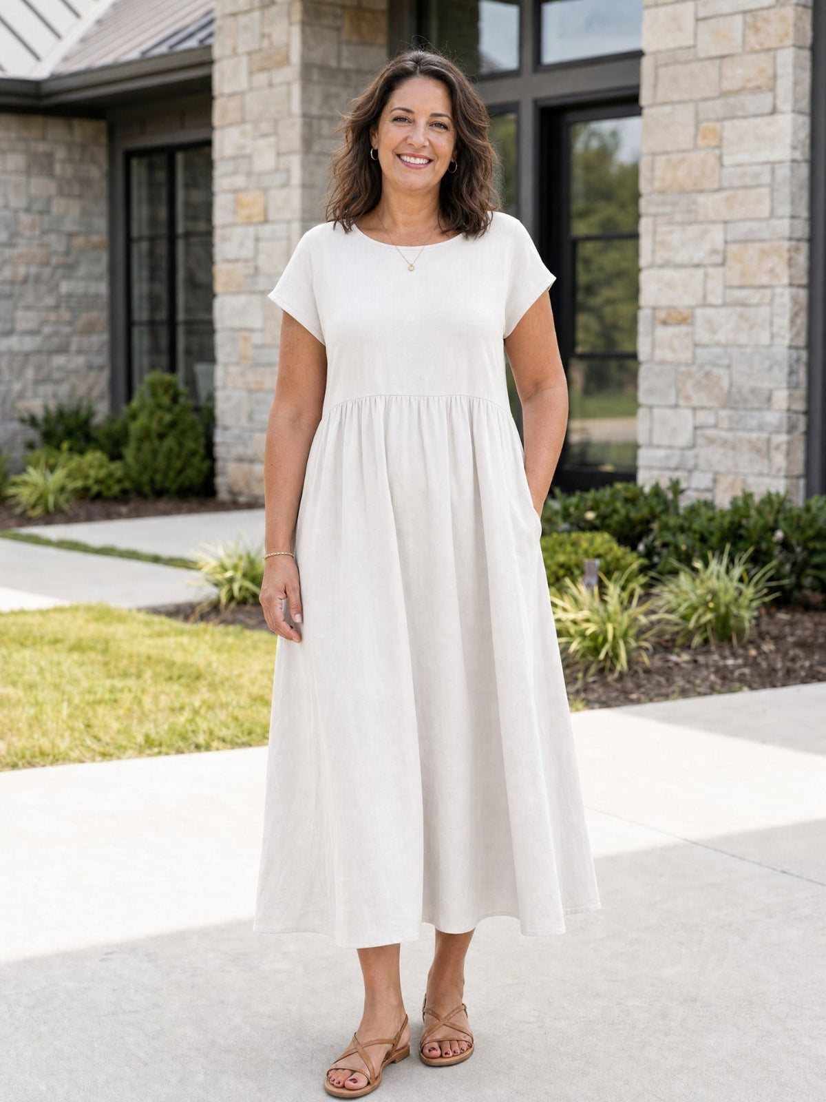 Culture® | Relaxed Midi Dress with Pockets