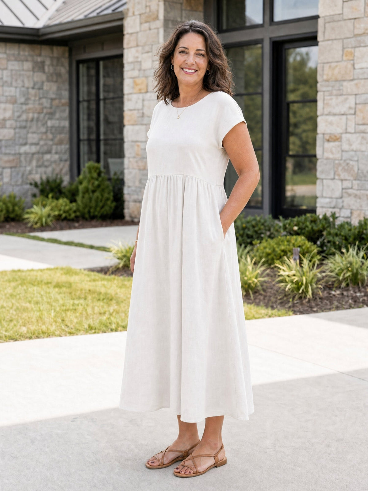 Culture® | Relaxed Midi Dress with Pockets