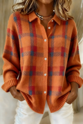 Culture® | Plaid Knit Cardigan