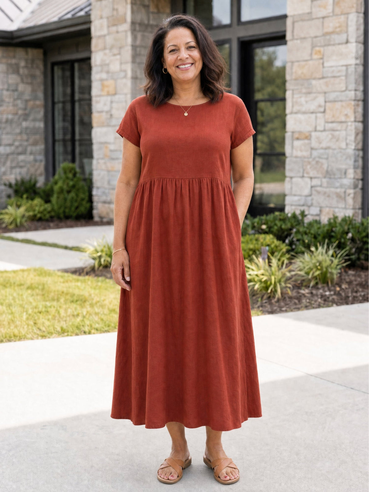 Culture® | Relaxed Midi Dress with Pockets