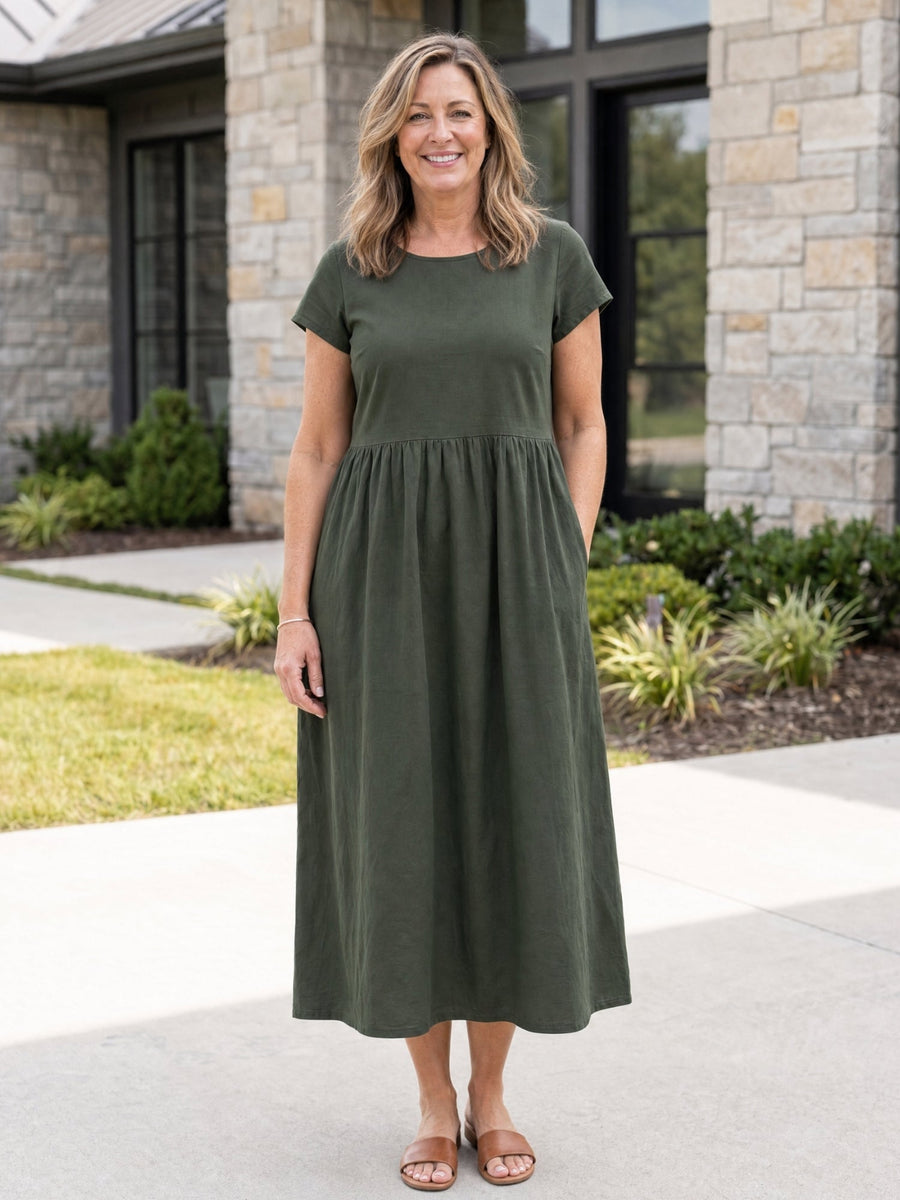 Culture® | Relaxed Midi Dress with Pockets