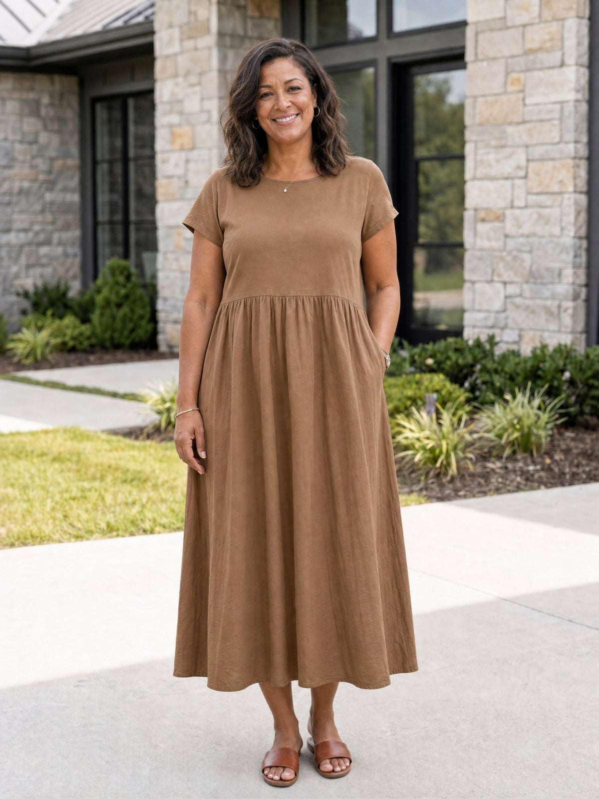 Culture® | Relaxed Midi Dress with Pockets