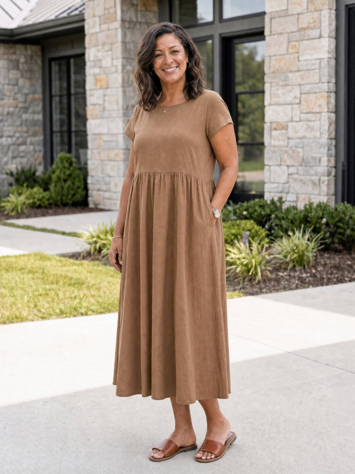 Culture® | Relaxed Midi Dress with Pockets