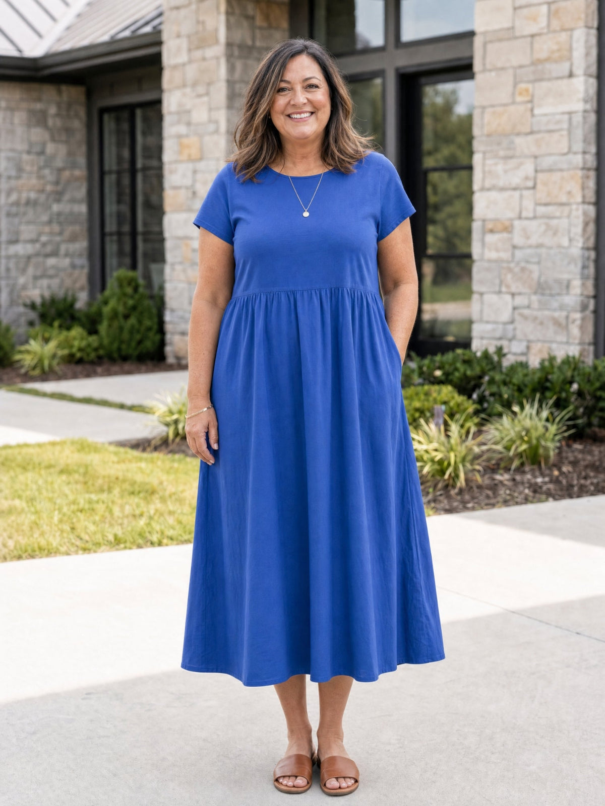 Culture® | Relaxed Midi Dress with Pockets