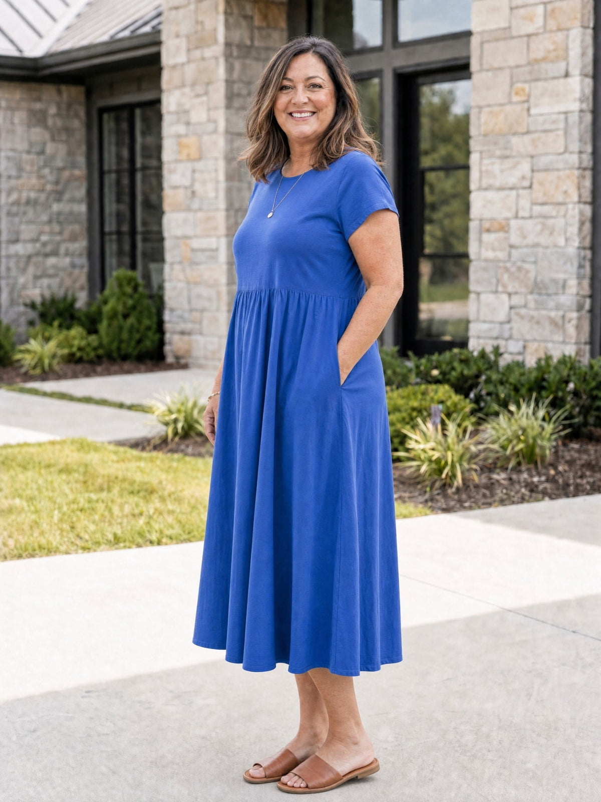 Culture® | Relaxed Midi Dress with Pockets