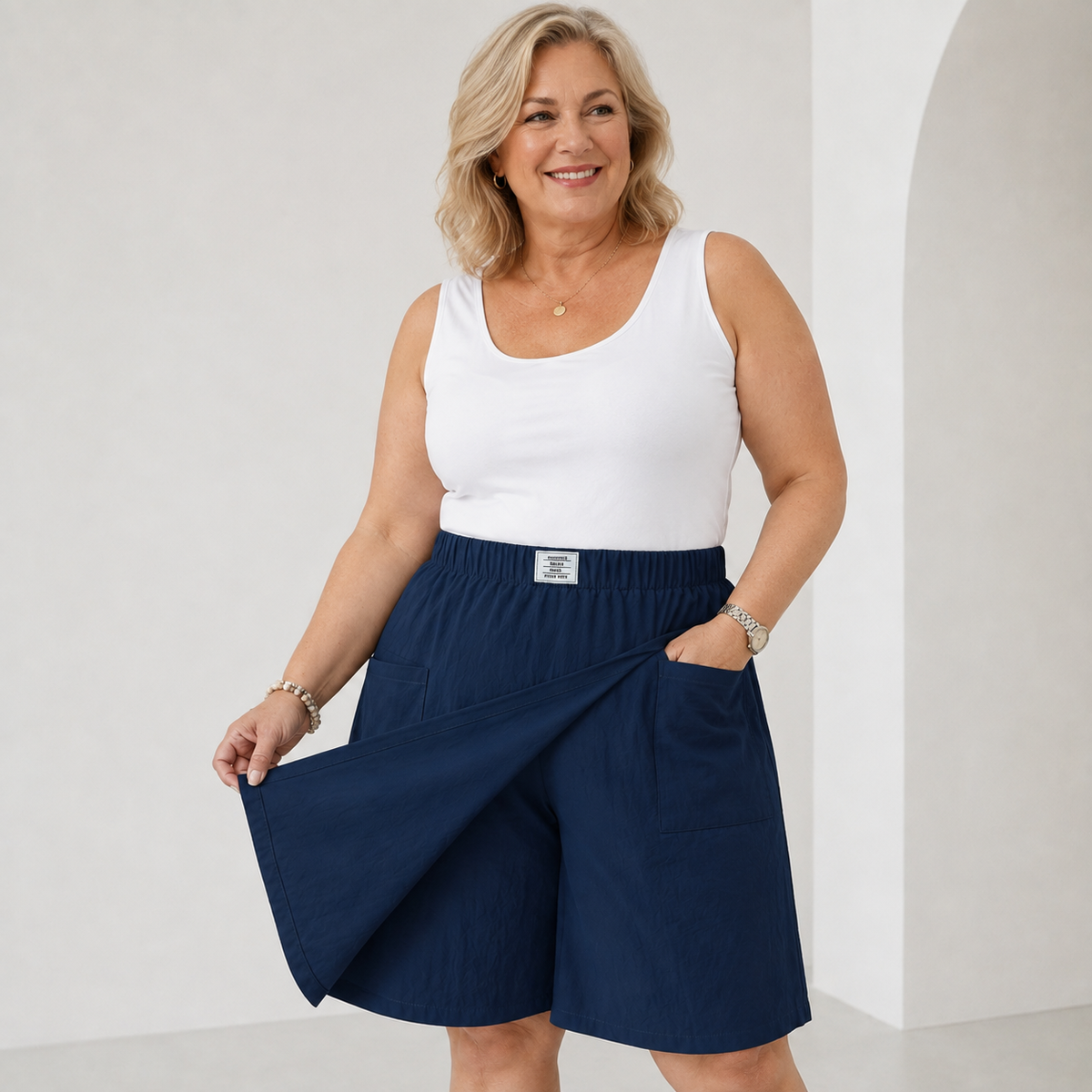 Saskia™ Built in Shorts Skirt