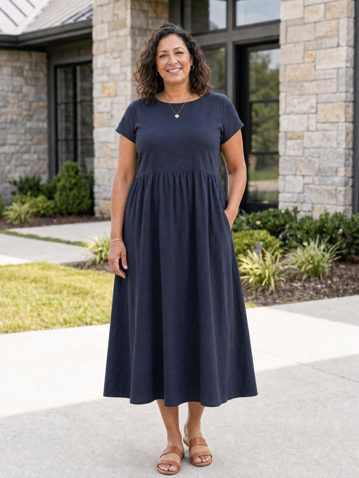 Culture® | Relaxed Midi Dress with Pockets