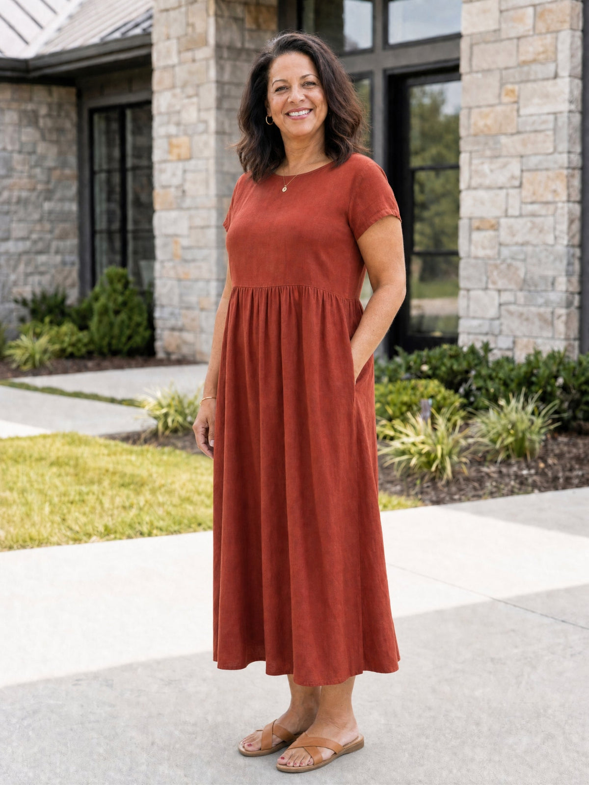 Culture® | Relaxed Midi Dress with Pockets
