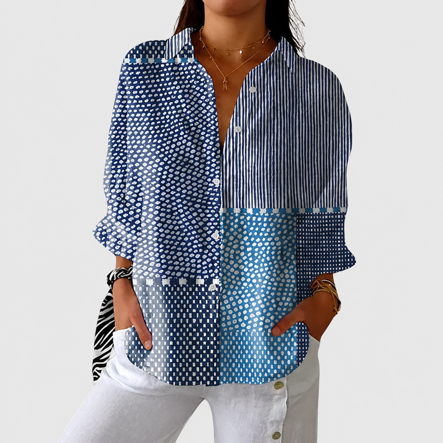 Emma Relaxed Printed Blouse