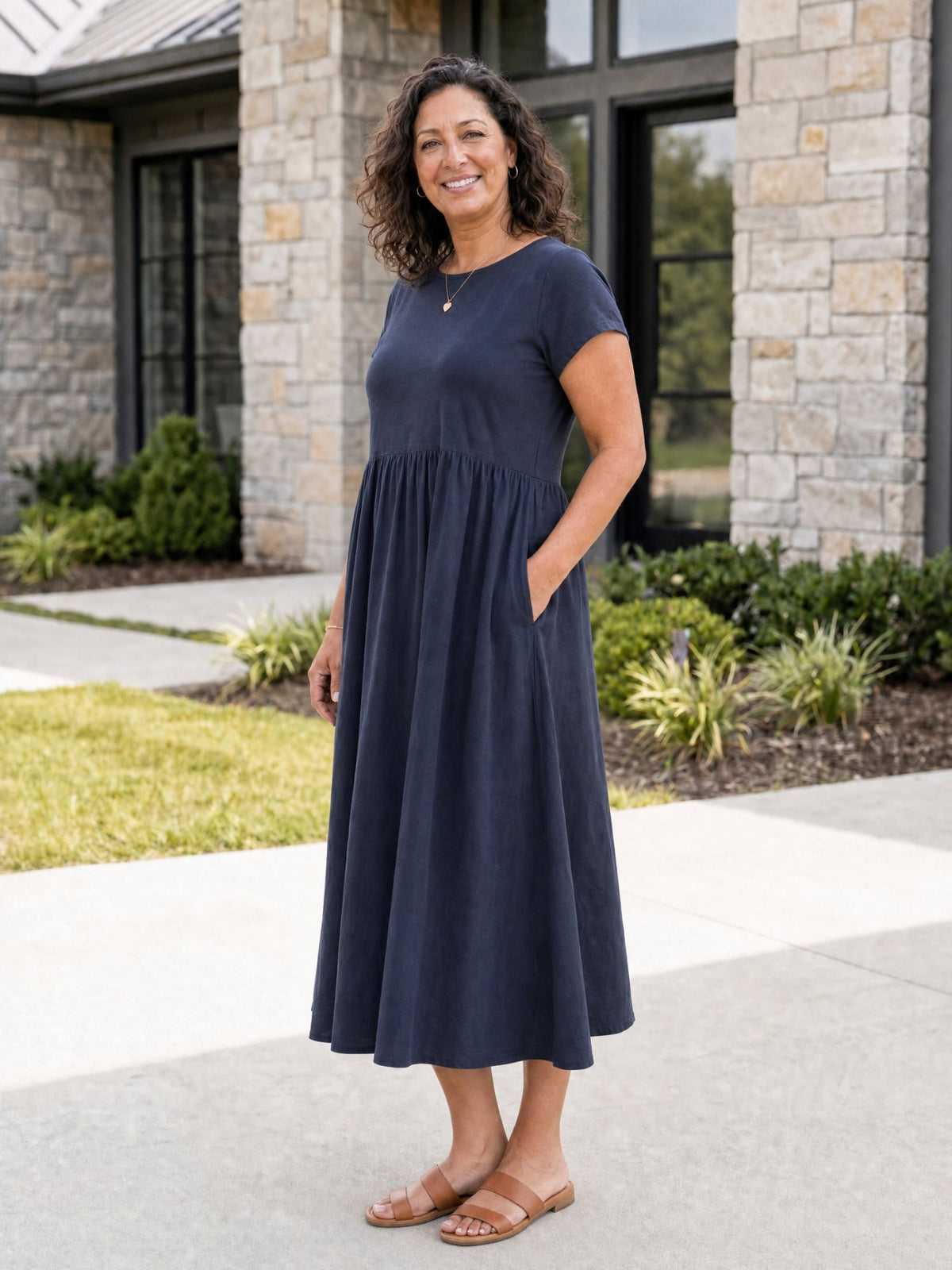 Culture® | Relaxed Midi Dress with Pockets