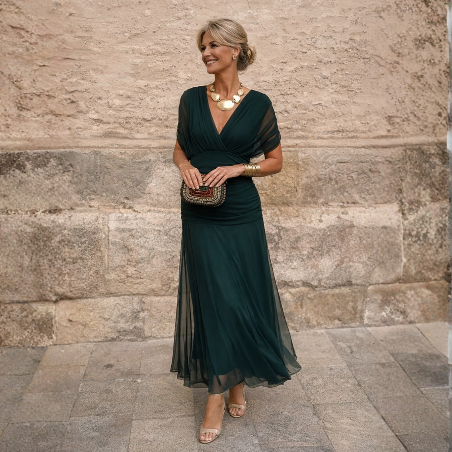 Culture® | Elara Draped Maxi Dress
