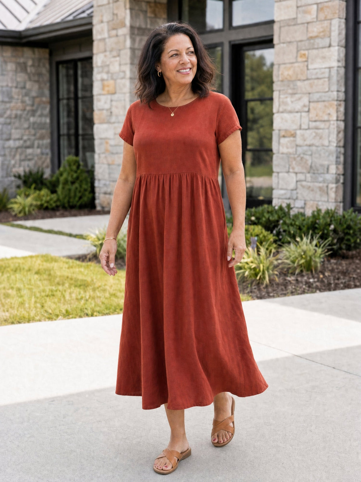 Culture® | Relaxed Midi Dress with Pockets