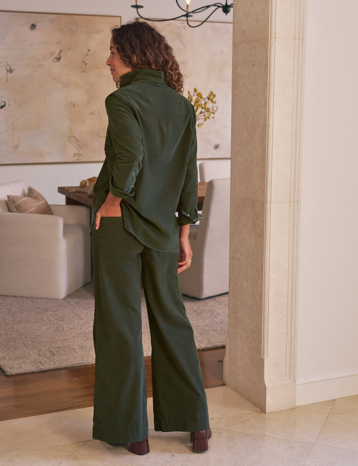 Culture® | Corduroy Button-Up Two-Piece Set