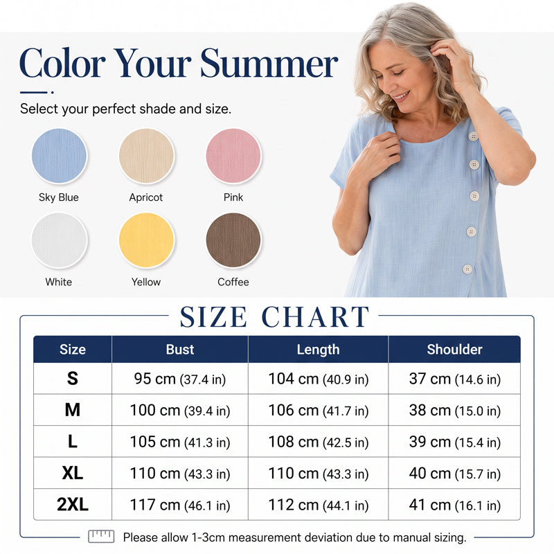 Culture® | Asymmetrical Button Midi Dress