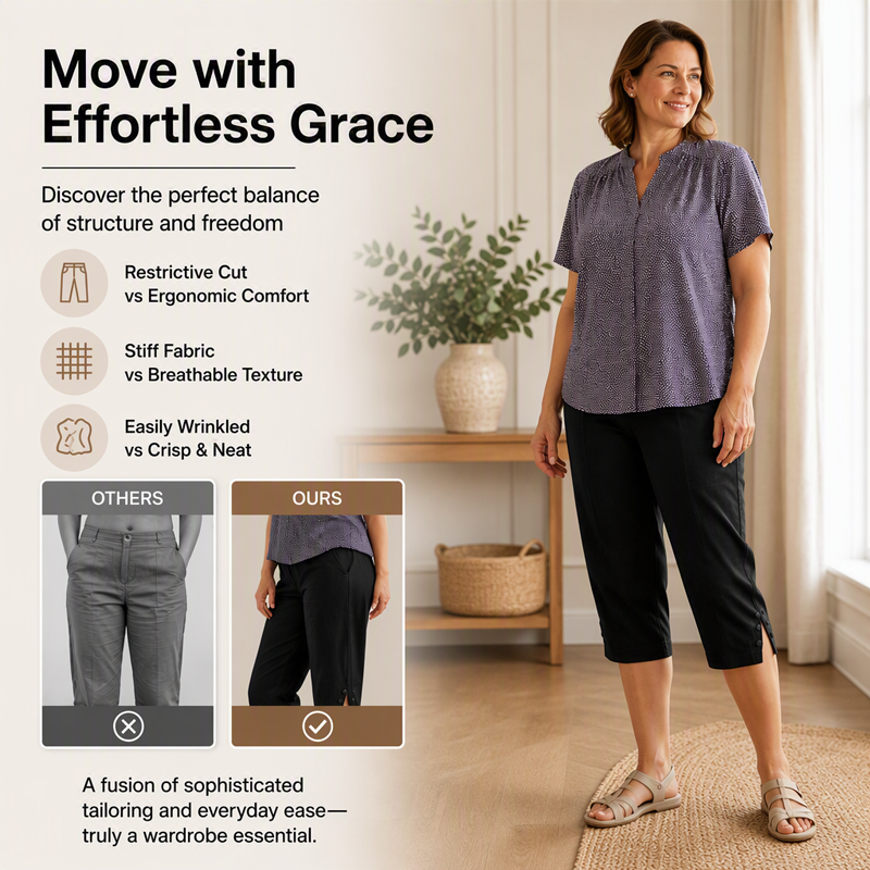 Culture® | Women's Casual Pocket Capri Pants