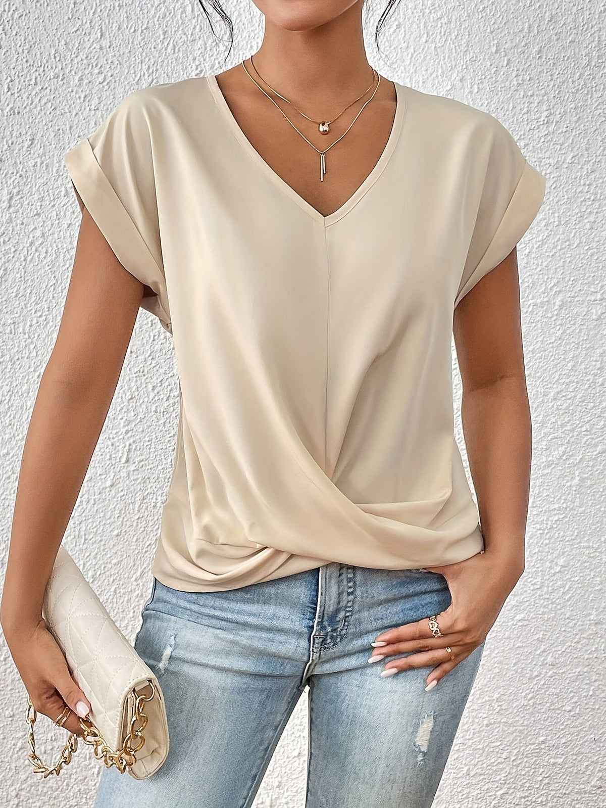 Culture® | Sweetheart-Neck Stretch T-Shirt