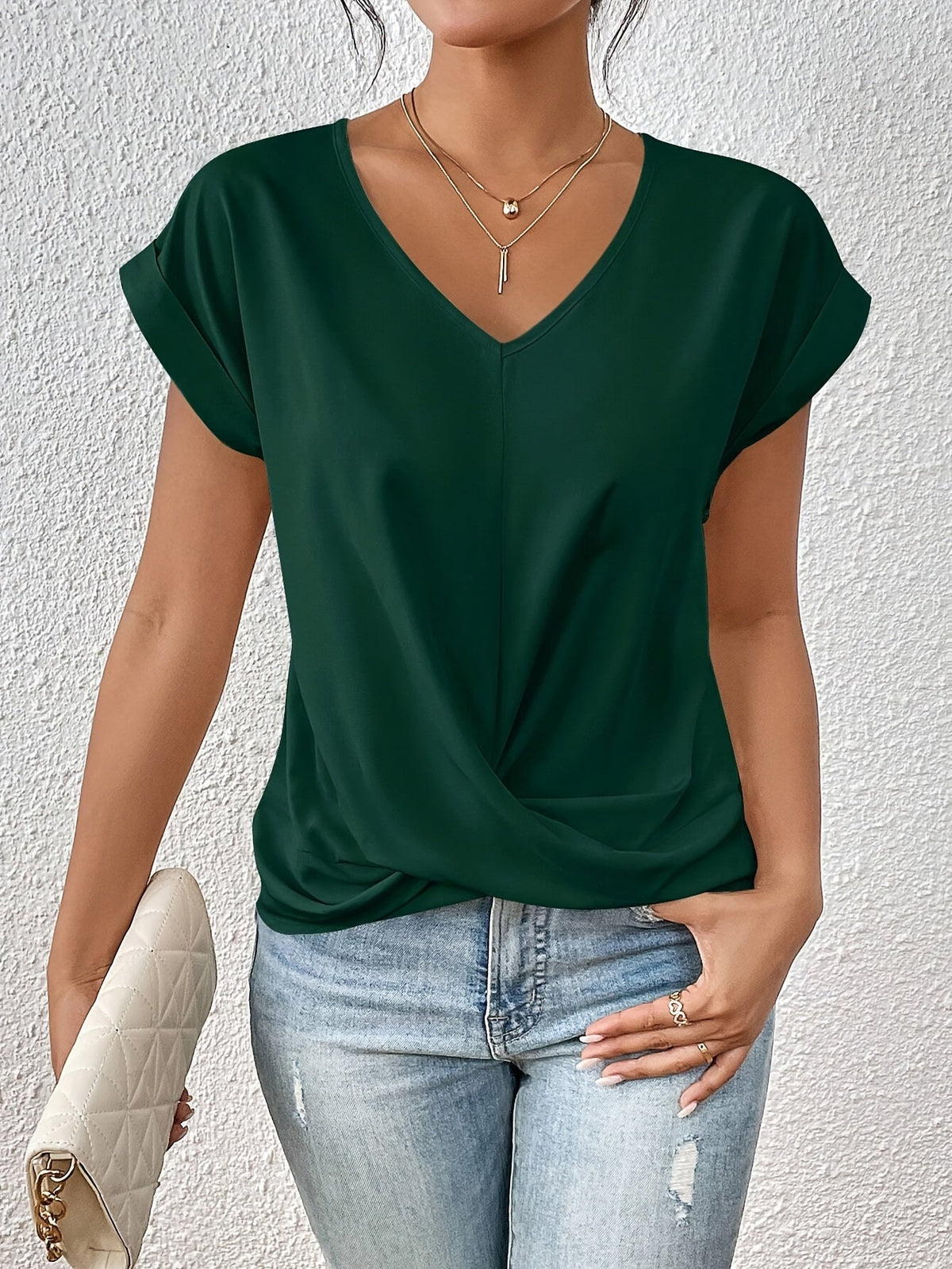 Culture® | Sweetheart-Neck Stretch T-Shirt
