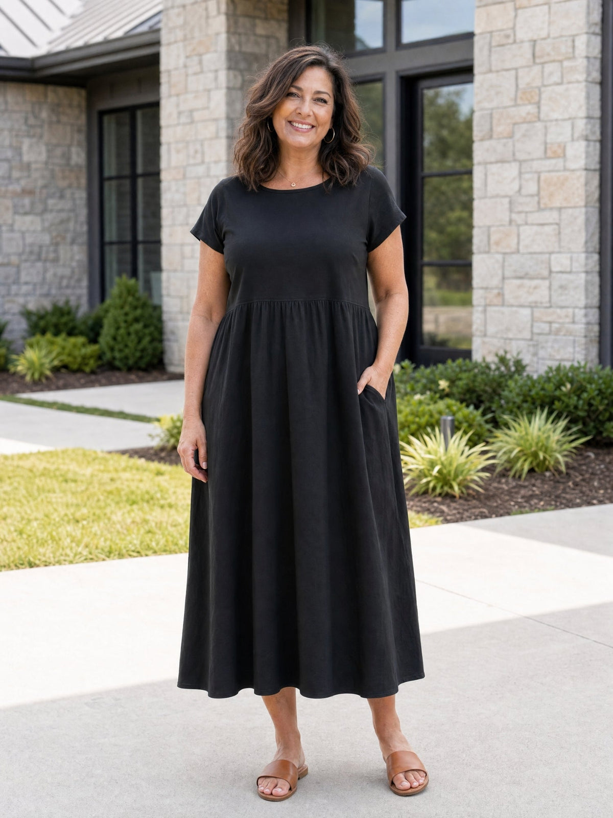Culture® | Relaxed Midi Dress with Pockets