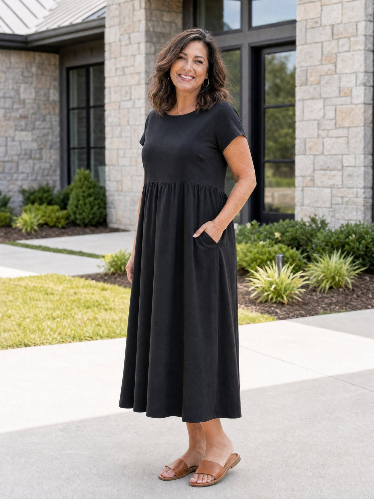 Culture® | Relaxed Midi Dress with Pockets