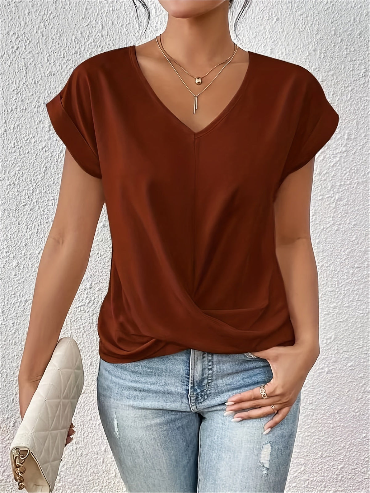 Culture® | Sweetheart-Neck Stretch T-Shirt