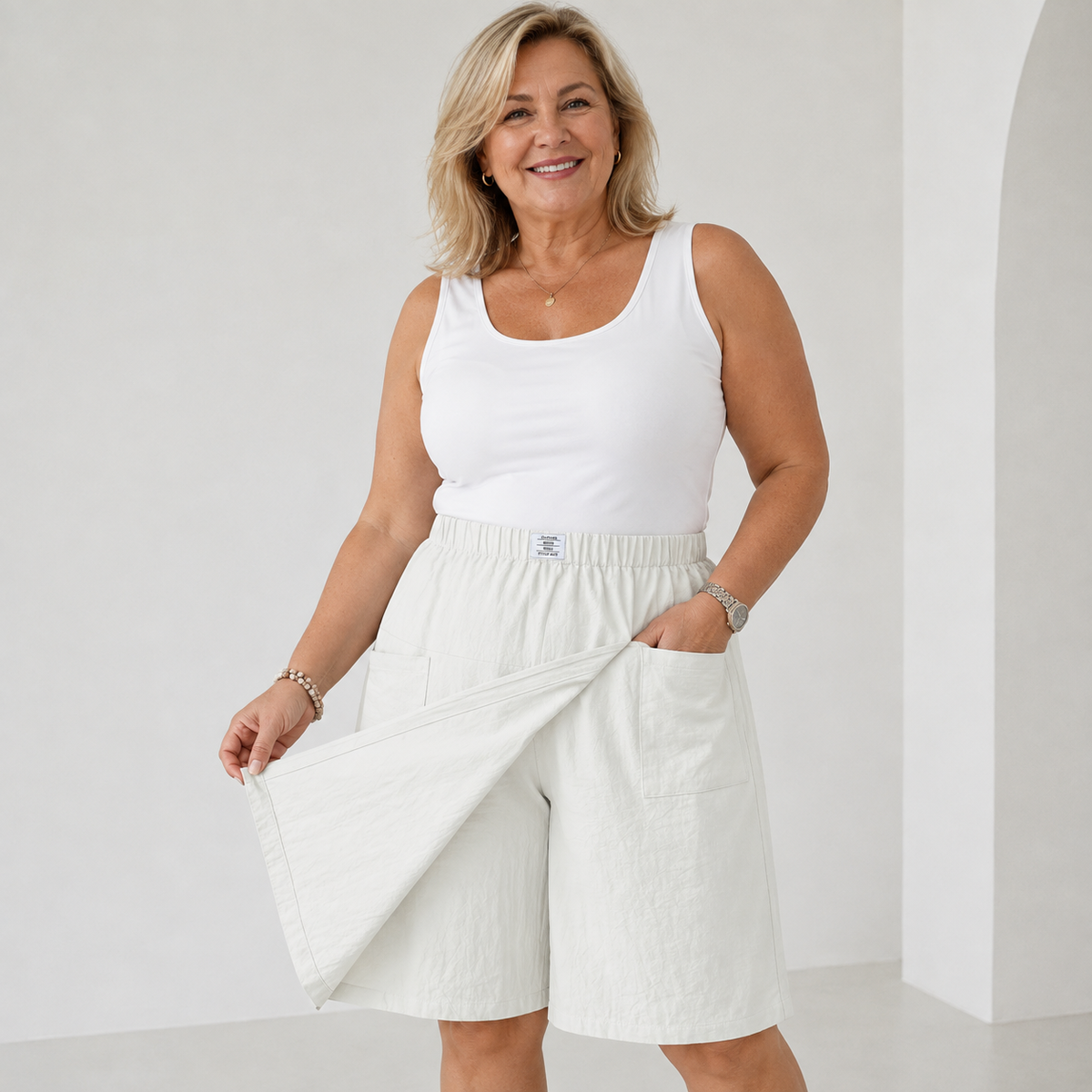 Saskia™ Built in Shorts Skirt