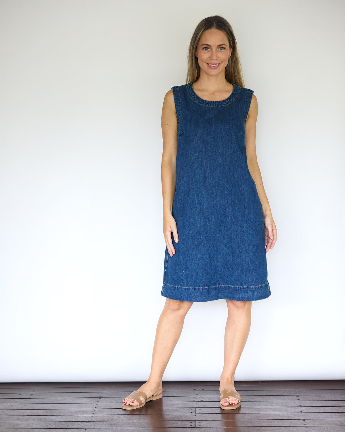 Sonny Denim Dress - Dark Blue
