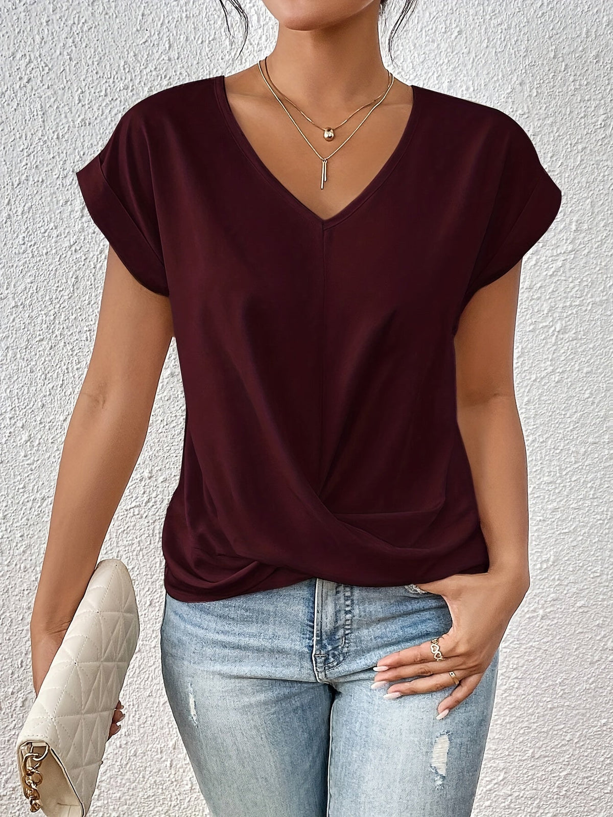 Culture® | Sweetheart-Neck Stretch T-Shirt