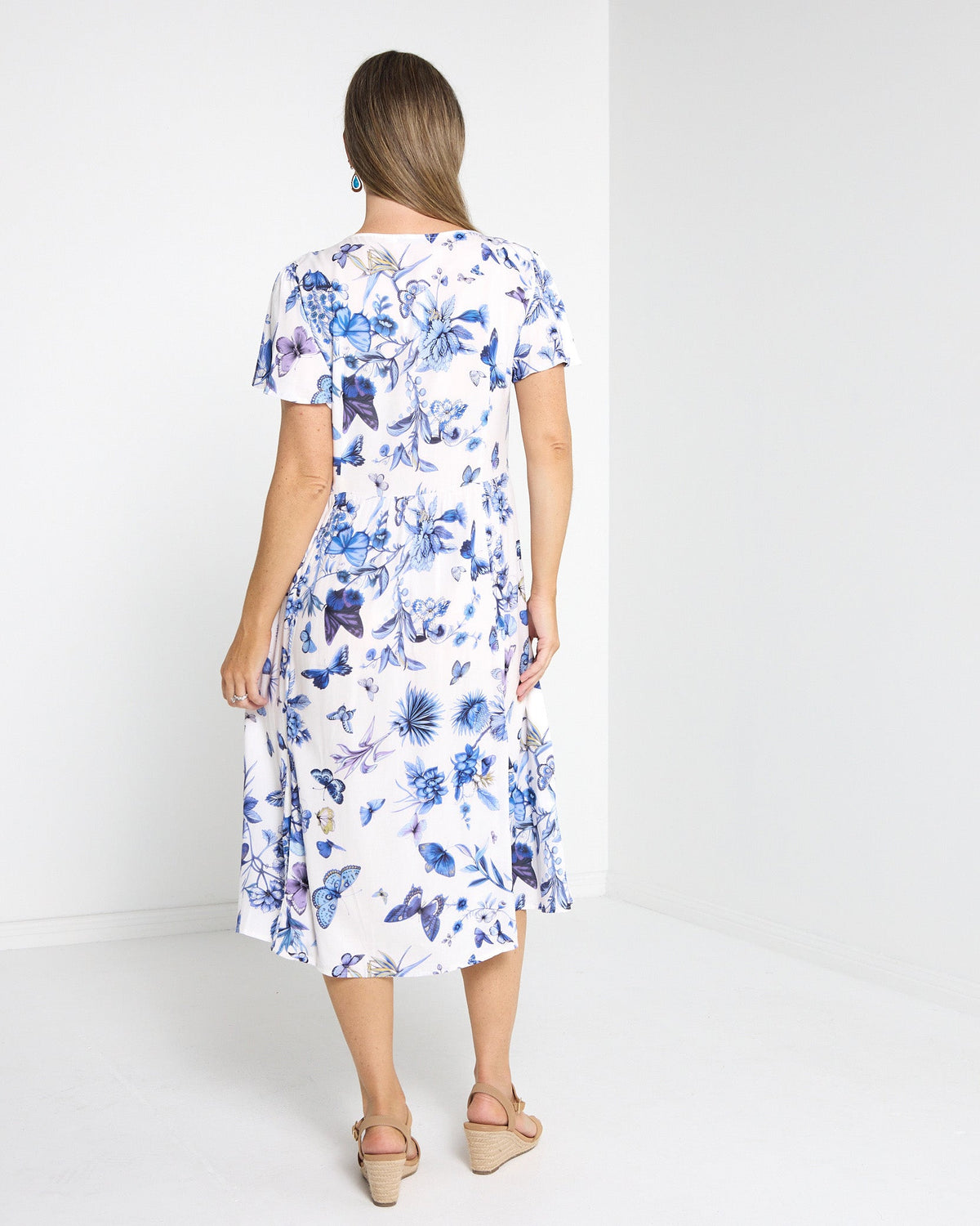 Culture® | Cornwall Dress - Blue Butterfly