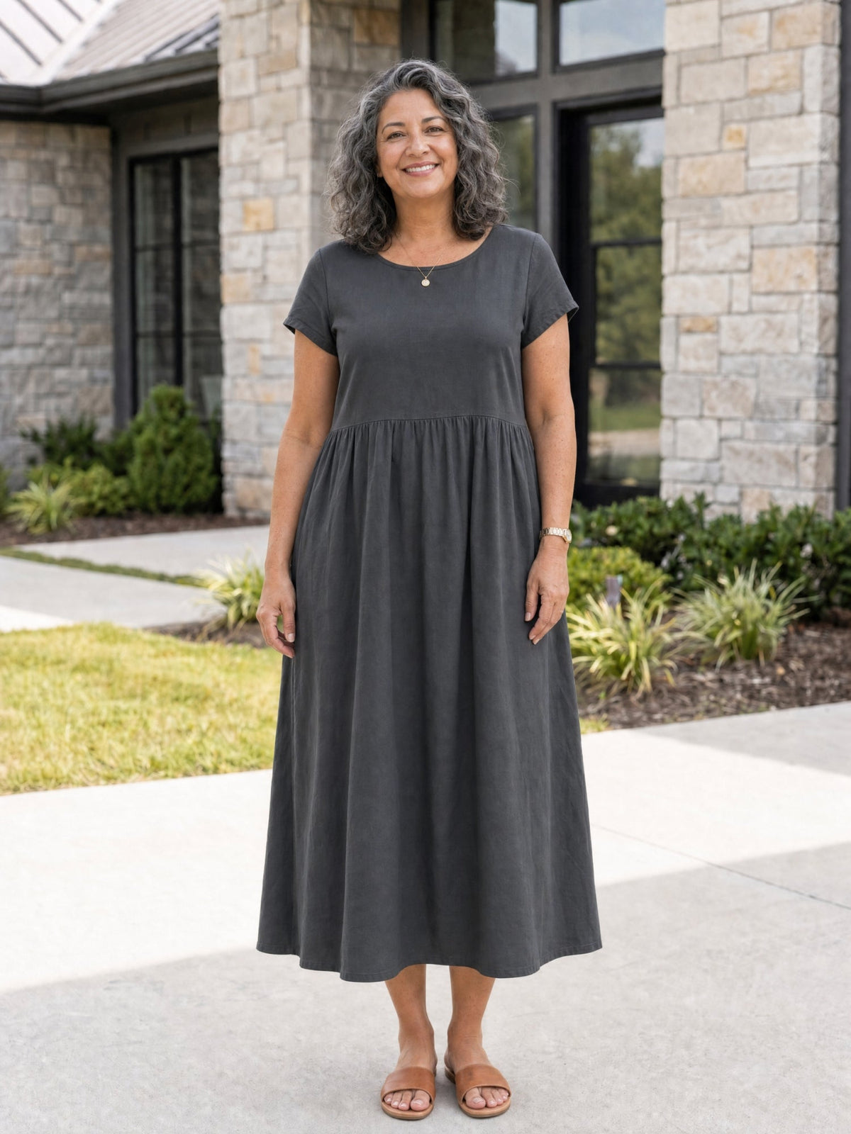 Culture® | Relaxed Midi Dress with Pockets