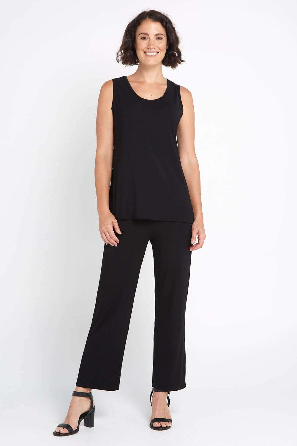 Mellany | Bamboo Tank Top - Black
