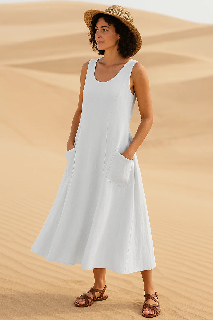Culture® | Linen Midi Dress