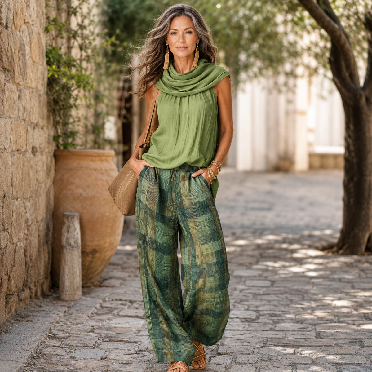 Culture® | Relaxed Two-Piece Wide-Leg Set