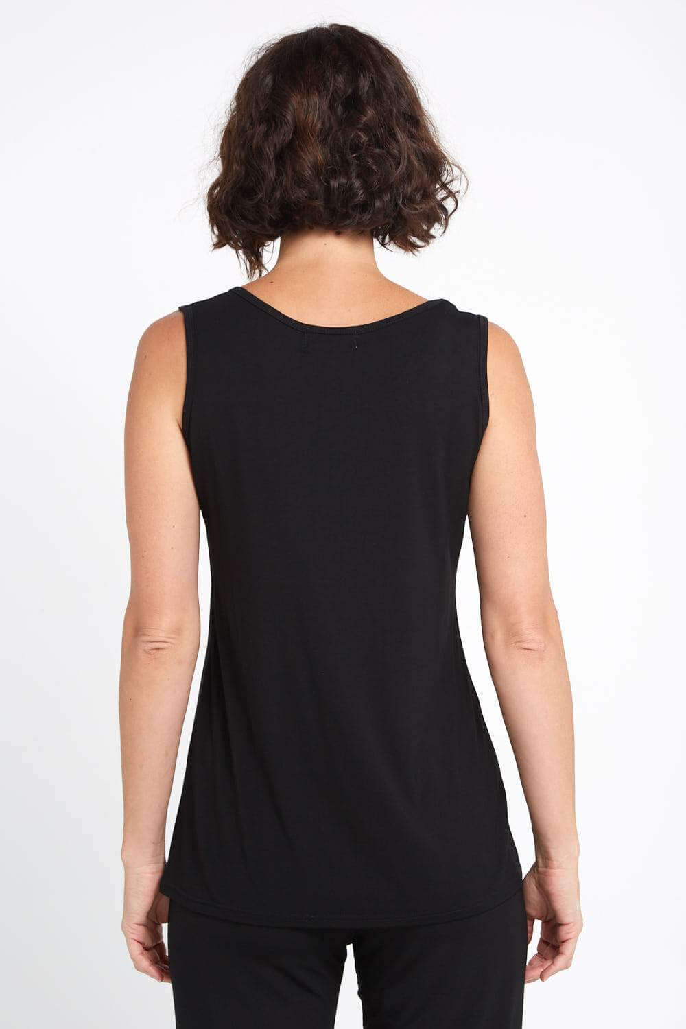 Mellany | Bamboo Tank Top - Black
