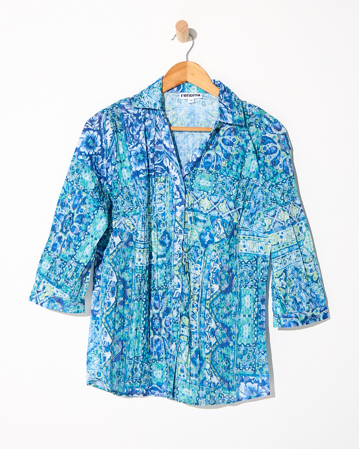 Mirella Shirt - Amalfi Mosaic Blouse