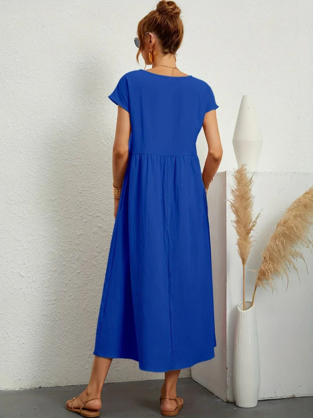 Culture® | Relaxed Cotton Midi Dress